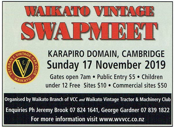 Waikato Vintage Swap Meet